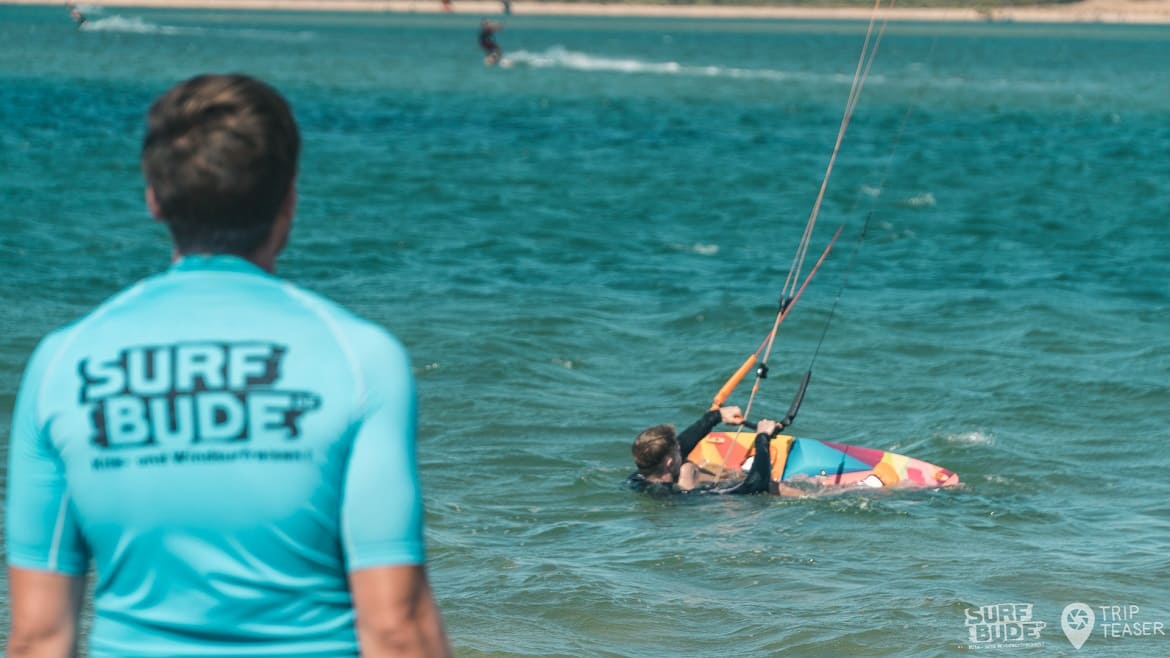 Algarve: Start beim Kite Camp Algarve: Start beim Kite Camp