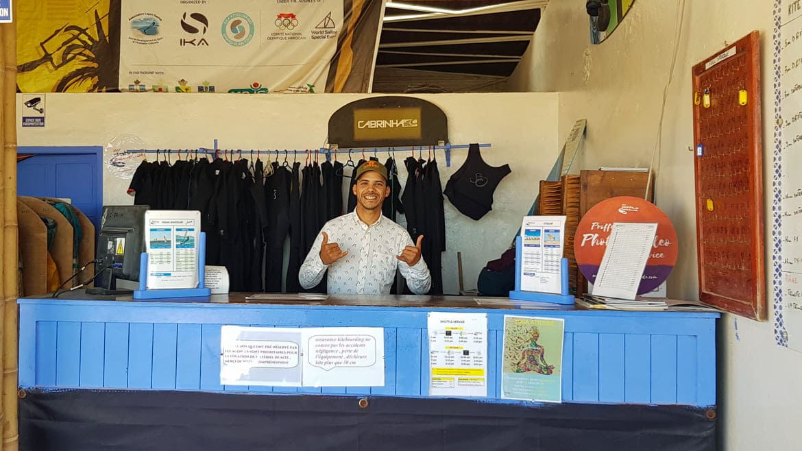 Dakhla: Stationsleiter Hannes von der Windsurf Station Dakhla: Stationsleiter Hannes von der Windsurf Station