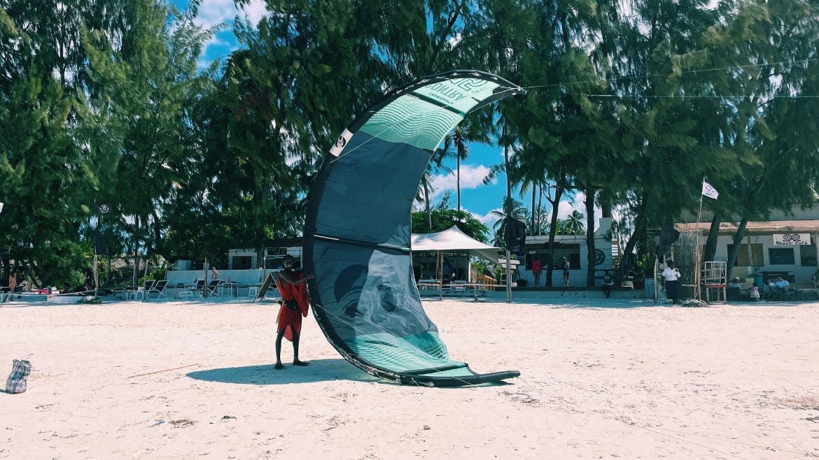 Großer Strandbereich an der Station Großer Strandbereich an der Station