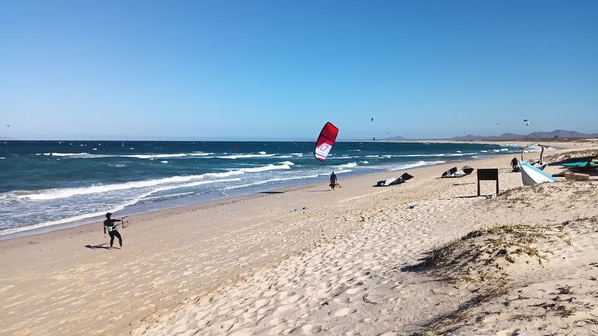La Ventana: Strand der Kitesurf Station