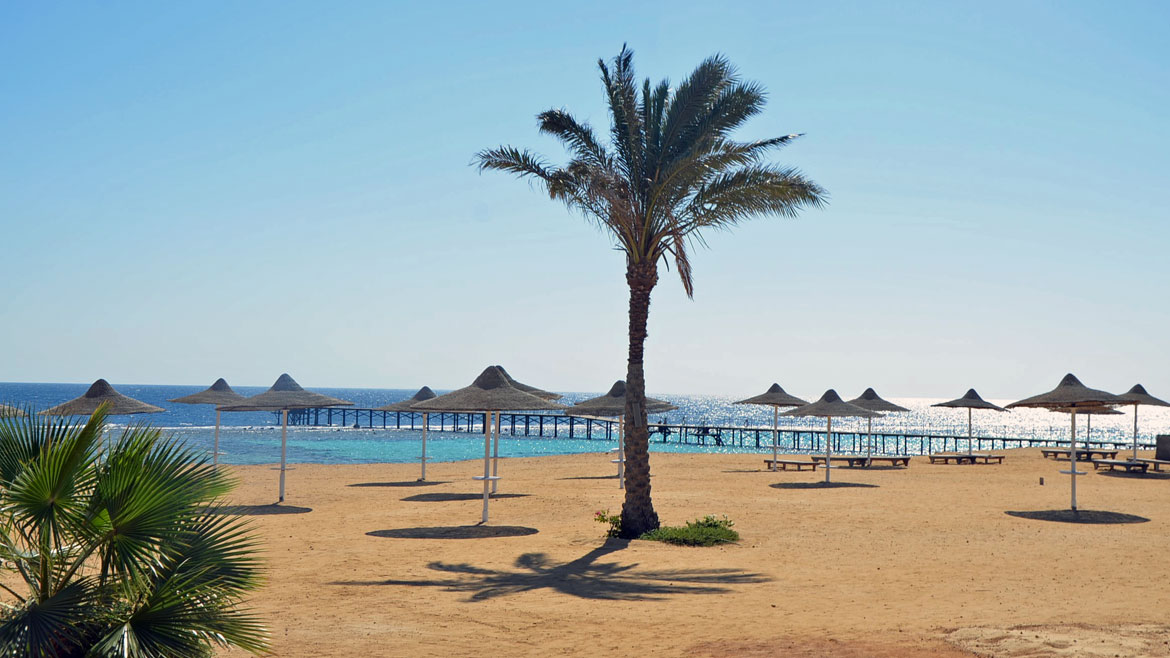 Hamata: Strandbereich des Komforthotels Hamata: Strandbereich des Komforthotels