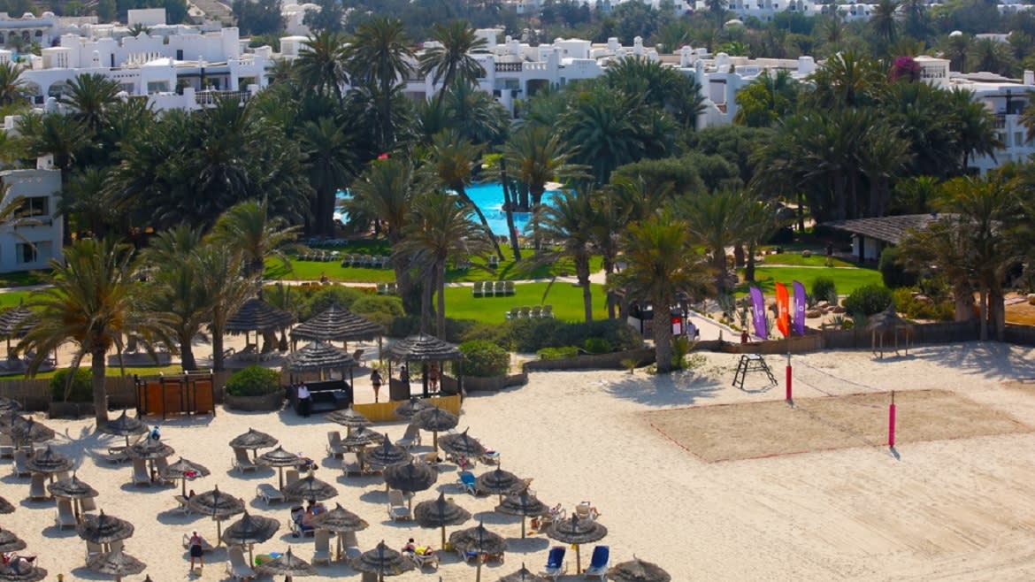 Djerba-Zarzis: Strandbereich des Komforthotels Djerba-Zarzis: Strandbereich des Komforthotels