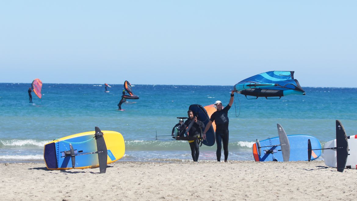 El Naaba: Strandbereich direkt vor der Station El Naaba: Strandbereich direkt vor der Station