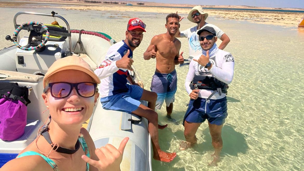 Soma Bay: Das Team der Kite- und Wingsurf Station