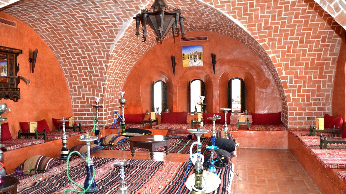 Djerba-Zarzis: Tee- und Shishabar im Komforthotel Zarzis Djerba-Zarzis: Tee- und Shishabar im Komforthotel Zarzis
