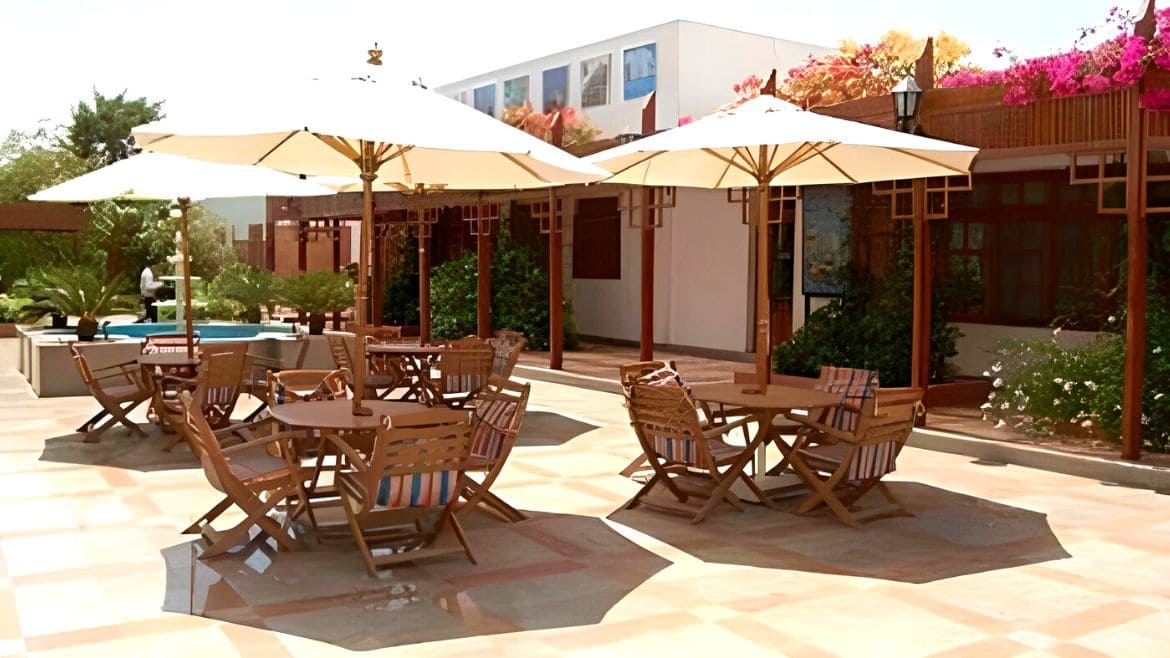 Soma Bay: Terrasse im Außenbereich Soma Bay: Terrasse im Außenbereich