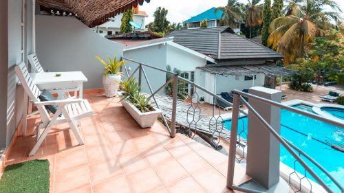 Sansibar: Außenbereich Poolzimmer Sansibar: Außenbereich Poolzimmer