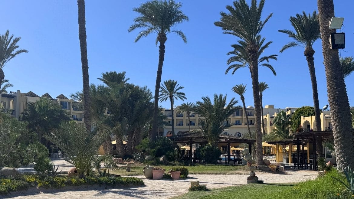 Zarzis: Toller Palmengarten im Hotel