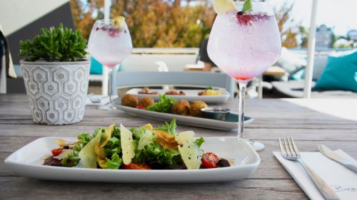 Langebaan: Wunderbares Essen im Restaurant des Kitehotels