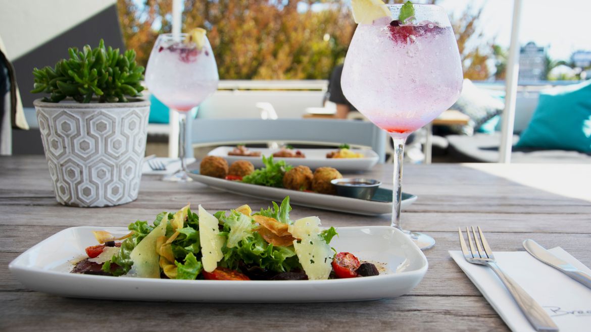 Langebaan: Wunderbares Essen im Restaurant des Kitehotels