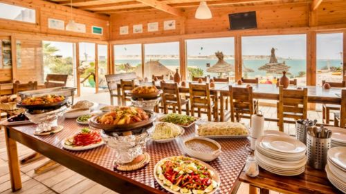 Dakhla: Tolles Essen mit atemberaubendem Ausblick