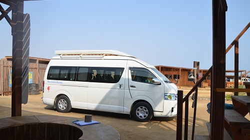 Hamata: Shuttleservice zur Kitesurf Station