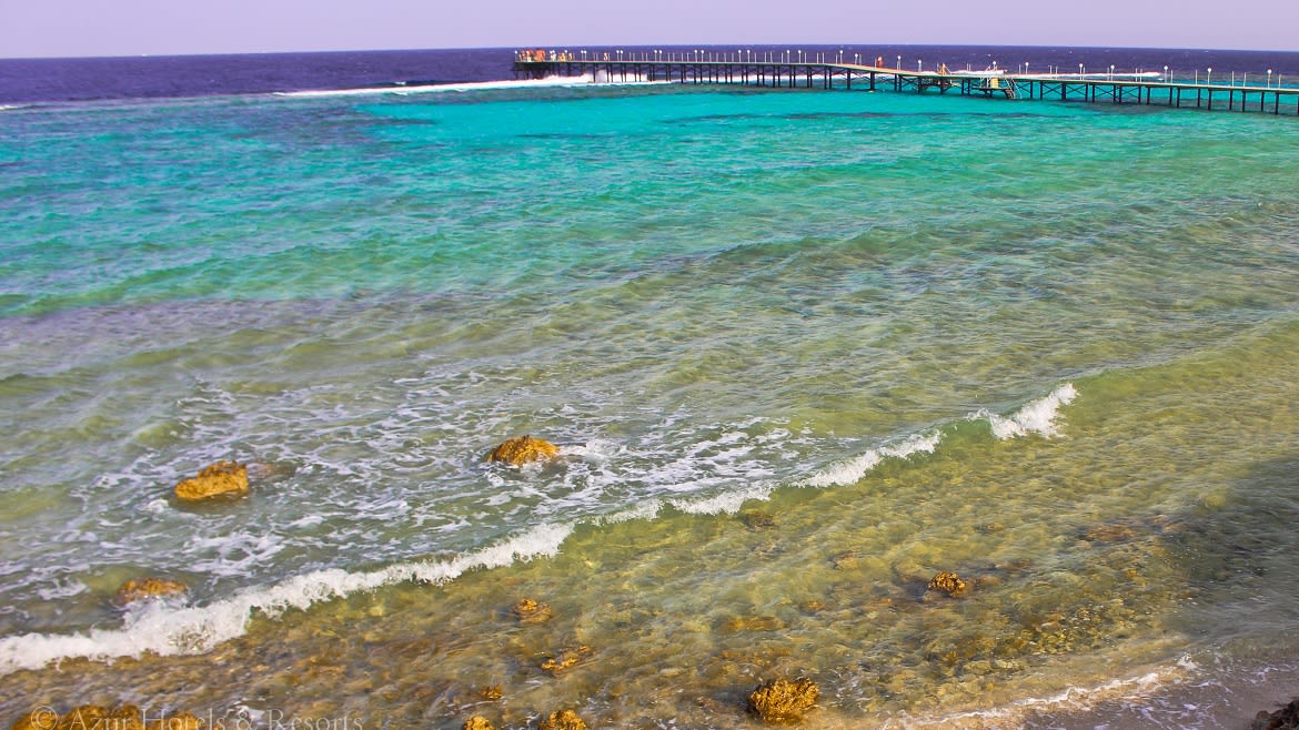 Hamata: Türkisblaues Wasser am Komforthotel Hamata: Türkisblaues Wasser am Komforthotel