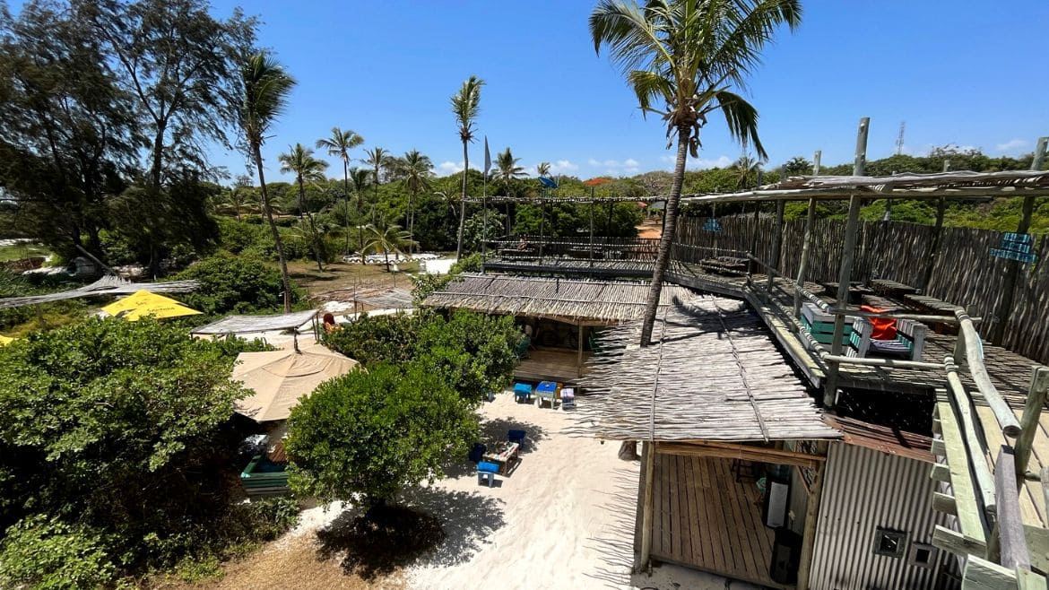 Kilifi: Übersicht der Beachbar