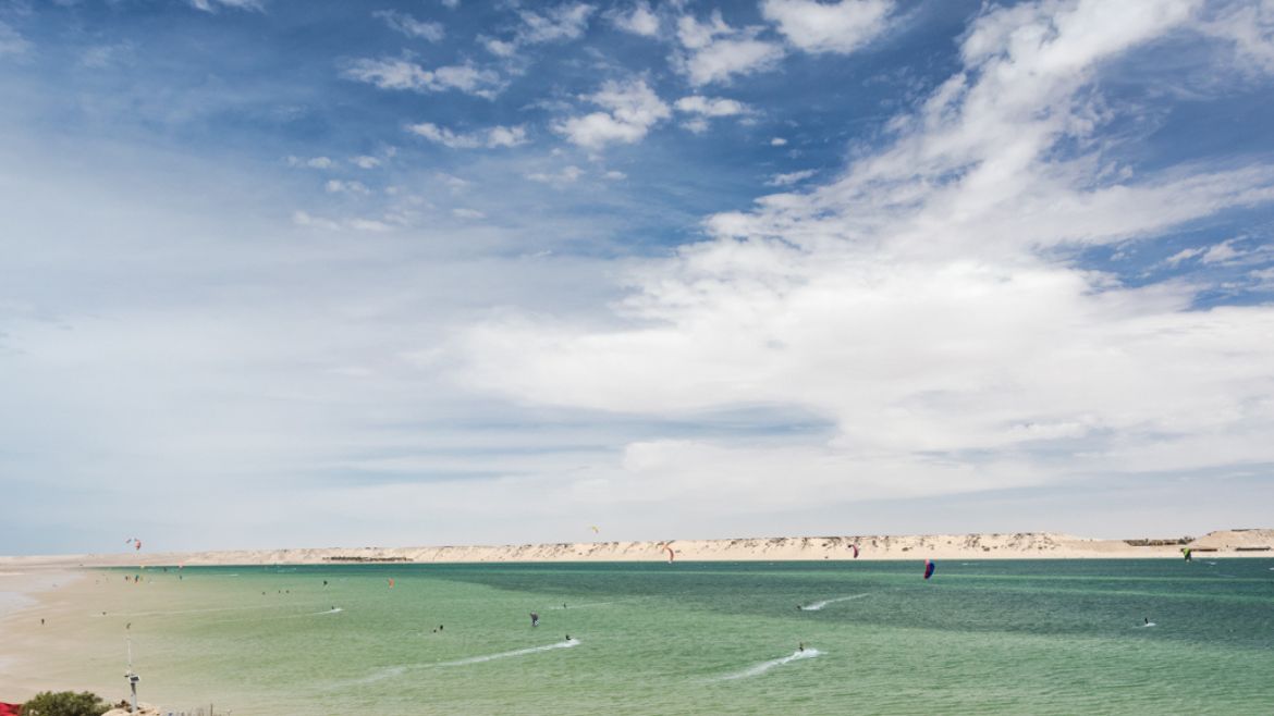 Dakhla: Übersicht der Lagune