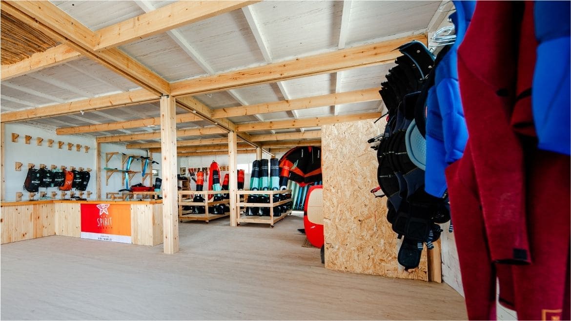 Dakhla: Übersicht der Kite- und Wingsurf Station