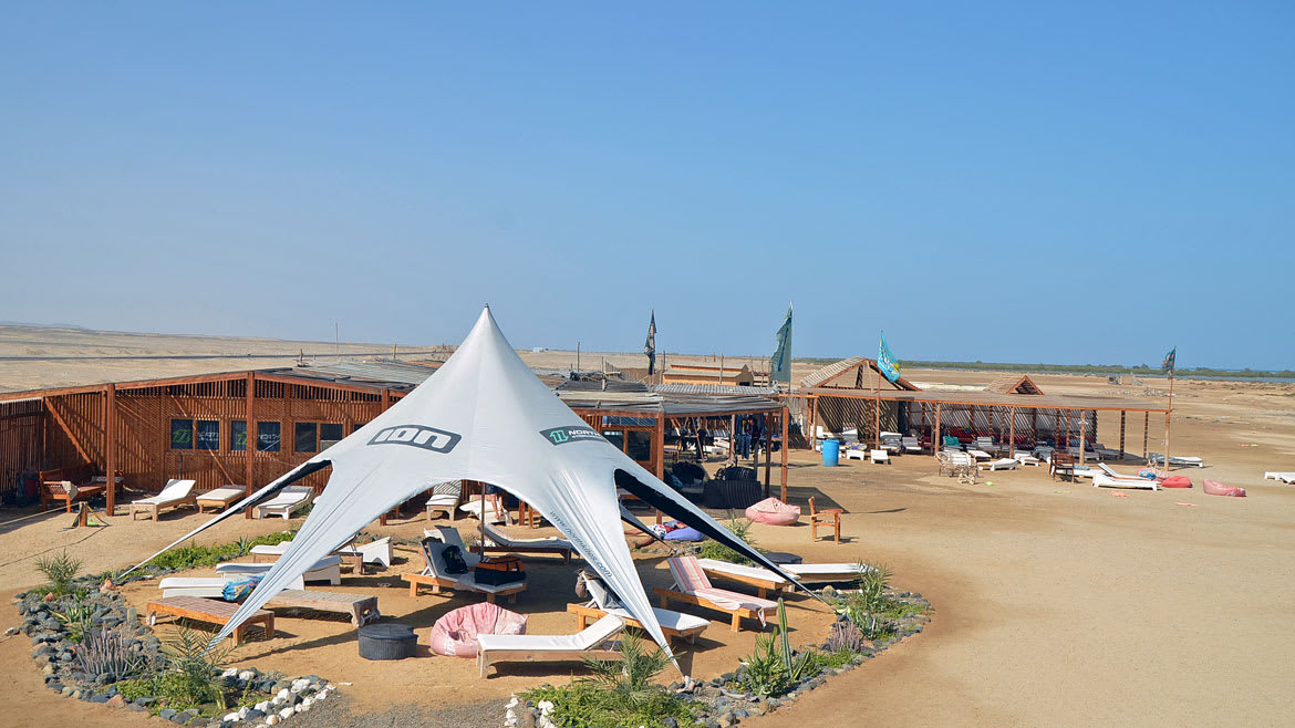 Hamata: Übersicht der Kitesurfstation Hamata: Übersicht der Kitesurfstation