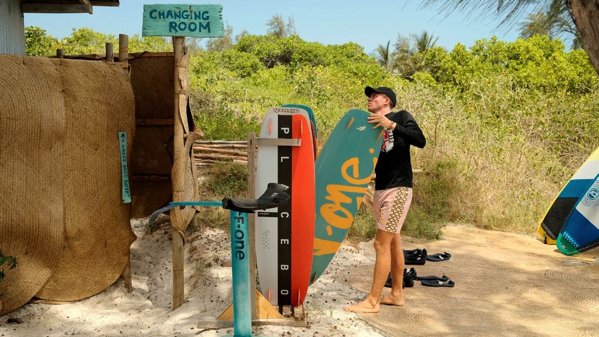 Kilifi: Umkleide- und Trocknungsbereich