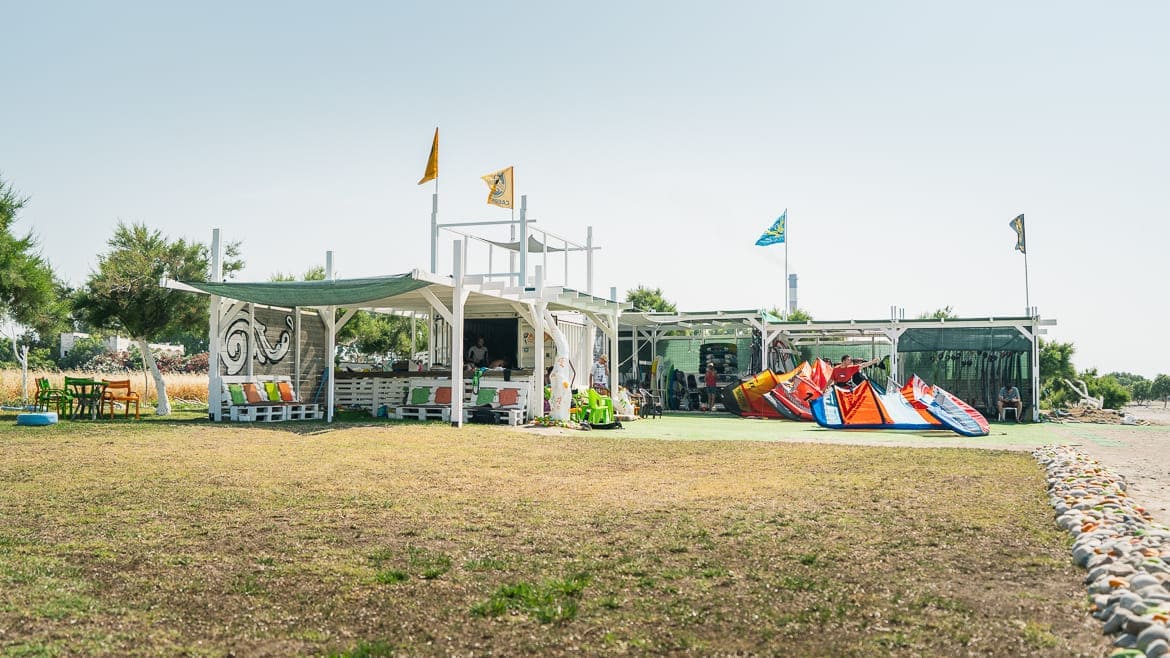 Rhodos Theologos: Unsere Kite- und Wing/Windsurf Station