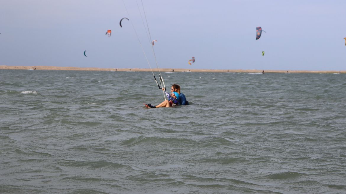 Ilha do Guajiru: Wasserstart üben