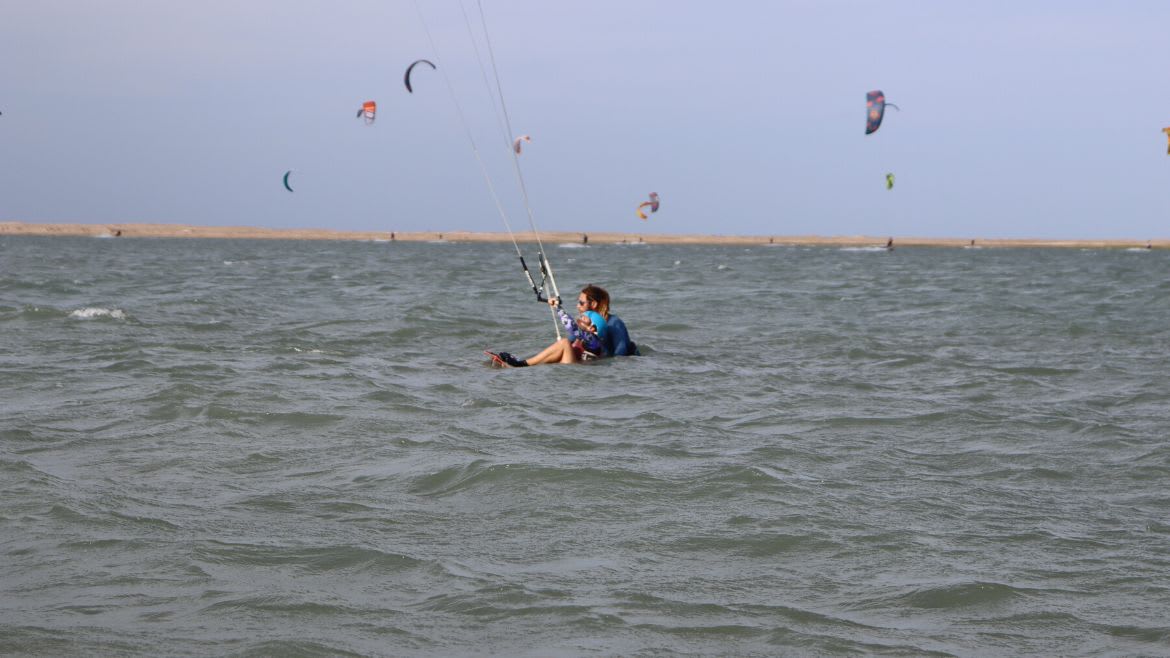 Ilha do Guajiru: Wasserstart üben