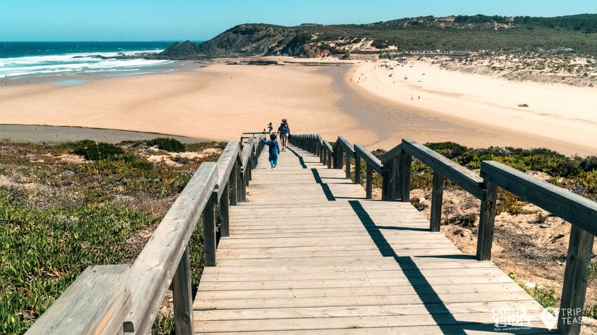 Algarve: Weg zum Strand von Alvor Algarve: Weg zum Strand von Alvor
