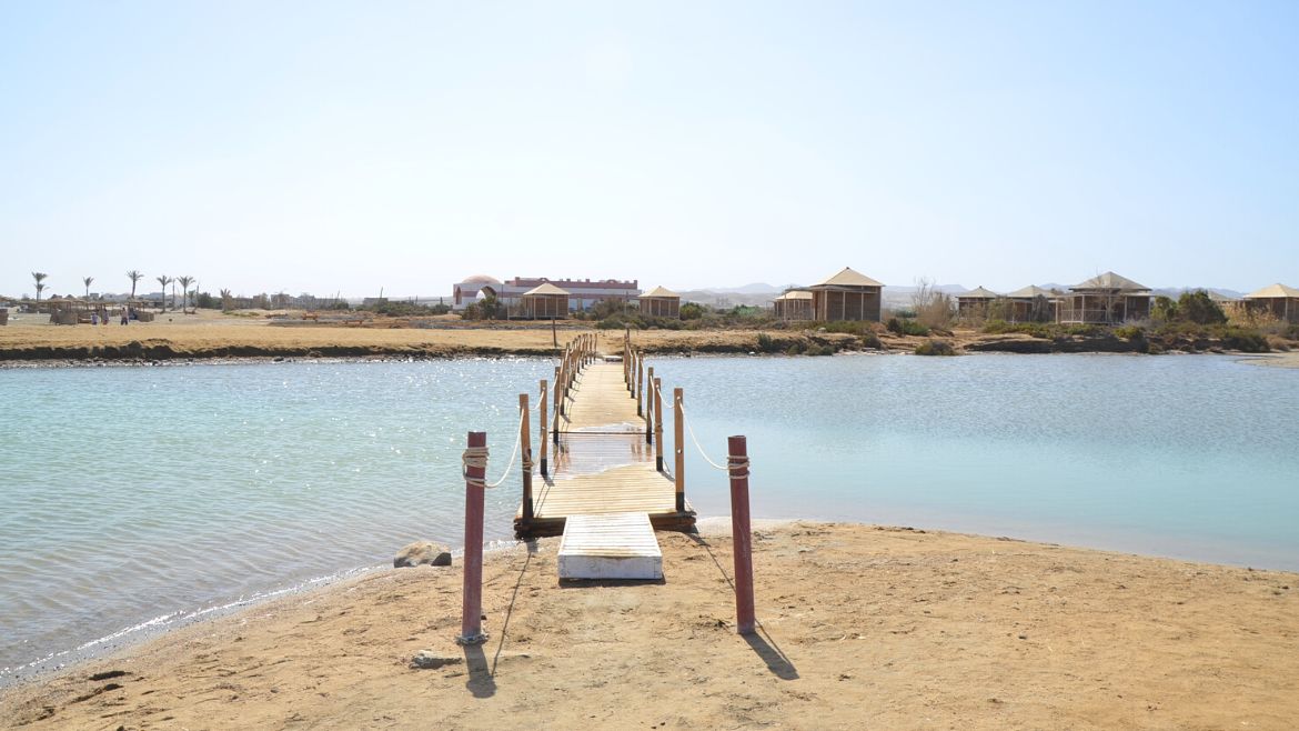 El Naaba: Weg zur Kite- und Wind/Wingsurf Station