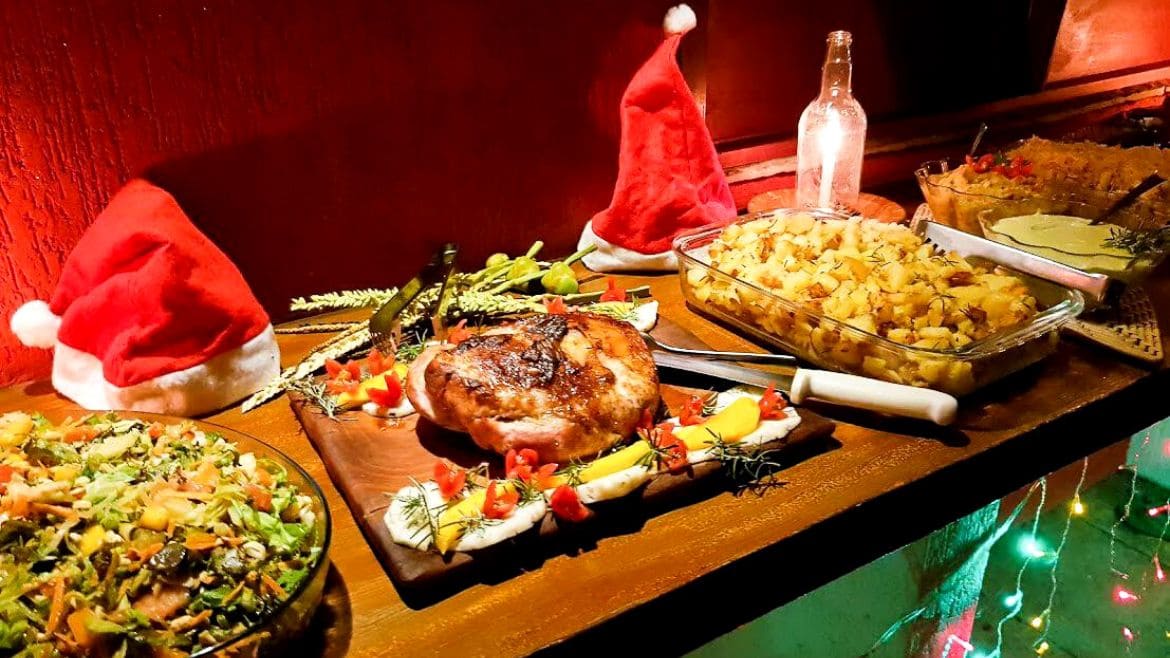Ilha do Guajiru: Weihnachtsbuffet im Kitehaus Ilha do Guajiru: Weihnachtsbuffet im Kitehaus
