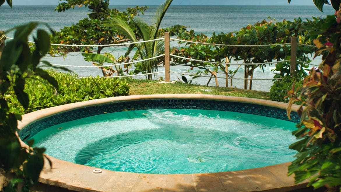 Tobago: Whirlpool des Komforthotels II Tobago: Whirlpool des Komforthotels II
