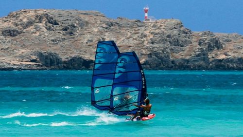 Windsurfen: Windsurfen auf Boa Vista Windsurfen: Windsurfen auf Boa Vista