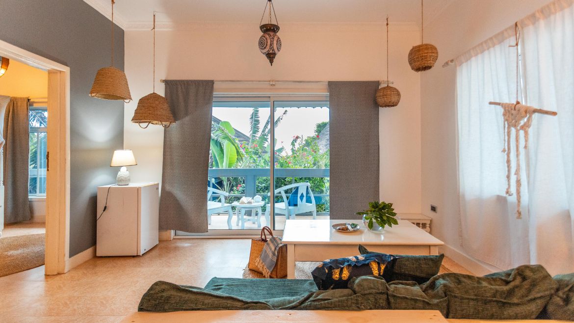 Wohnbereich des Appartements Wohnbereich des Appartements