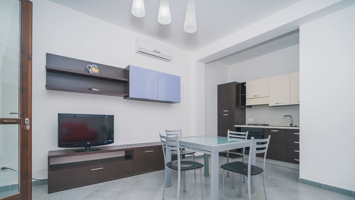 Marsala: Wohnbereich in den Surfer Appartements