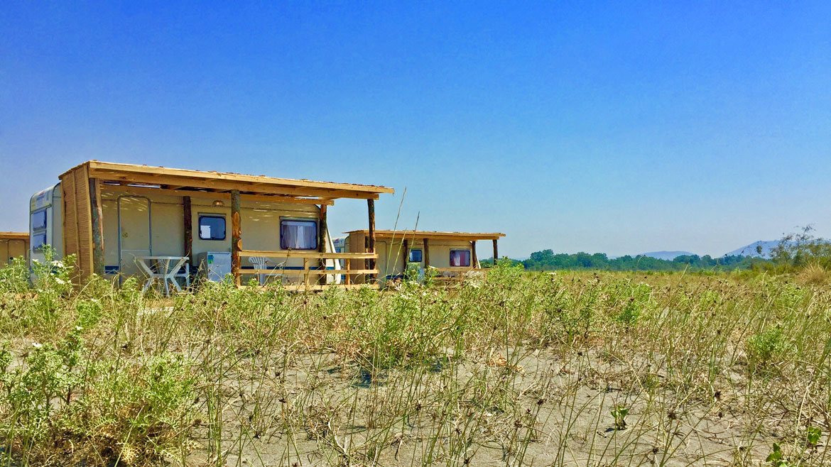 Ulcinj: Außenansicht der Strand Wohnwagen Ulcinj: Außenansicht der Strand Wohnwagen