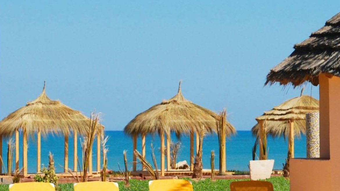 Zarzis: Das Clubhotel verfügt über einen direkten Strandzugang Zarzis: Das Clubhotel verfügt über einen direkten Strandzugang