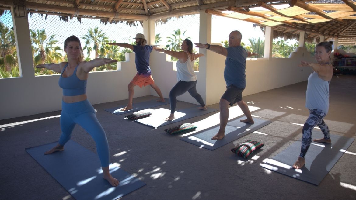 Die Unterkunft bietet Yoga an