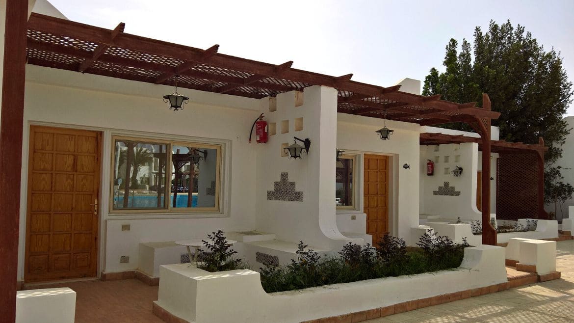 Soma Bay: Zimmer mit eigener Terrasse Soma Bay: Zimmer mit eigener Terrasse
