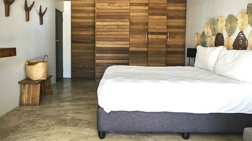 Langebaan: Blick in das Basiczimmer