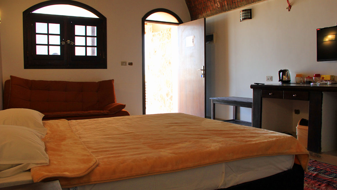 Hamata: Zimmerblick im Kite Hotel