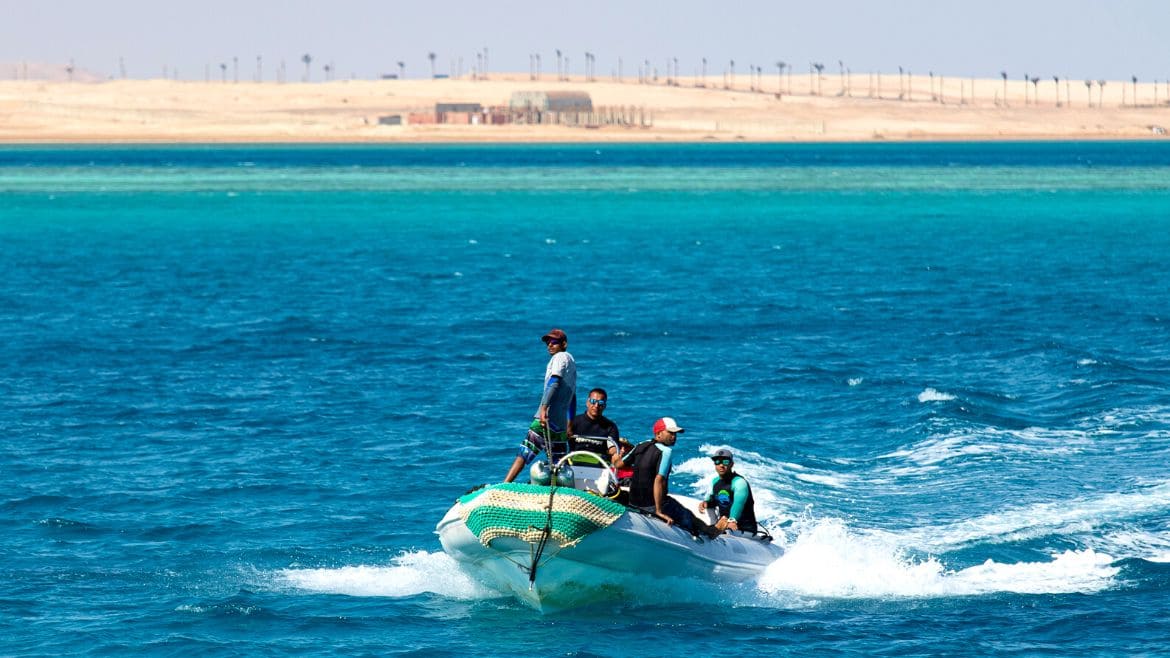 Mit dem Zodiac in die Soma Bay und Safaga Island