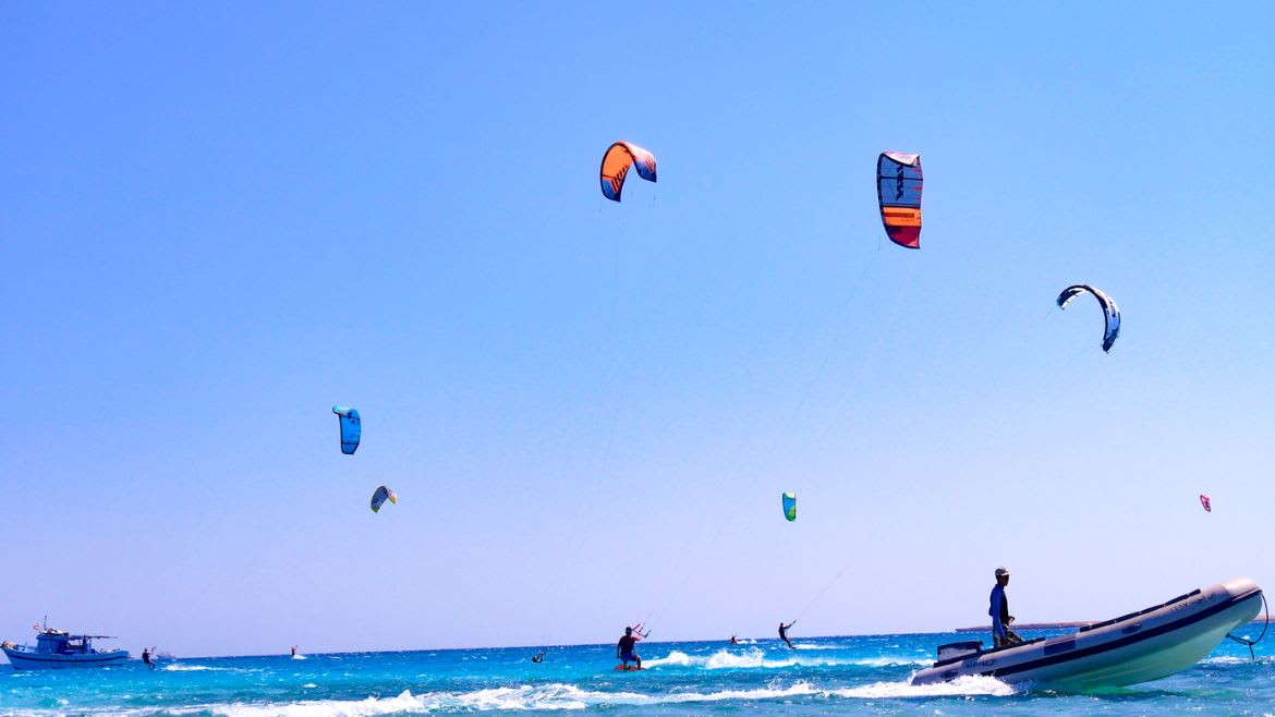 Soma Bay: Kitesurfen unter besten Bedingungen