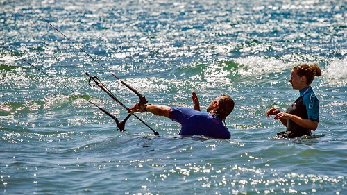 Ulcinj: Kitesurfschulung für Erwachsene