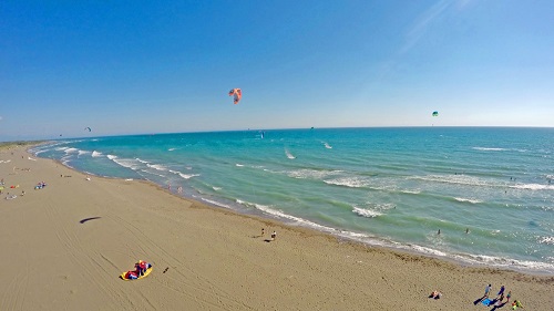 Ulcinj: Strand an der Kitesurfstation