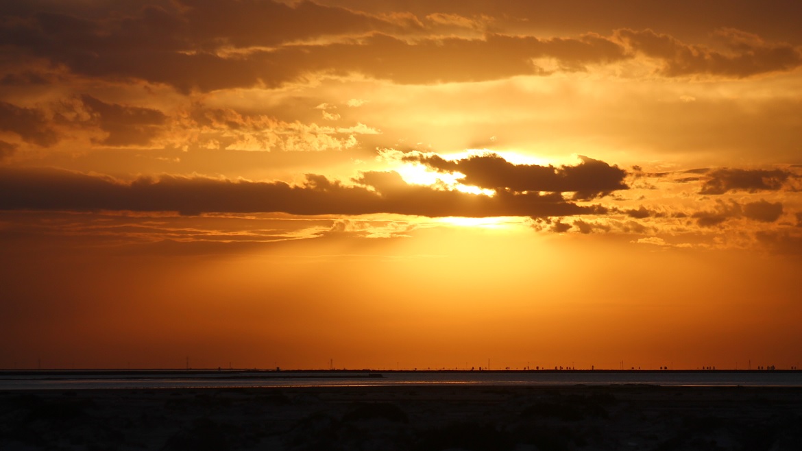 Djerba-Zarzis: Sonnenuntergang an der Kitesurf Station