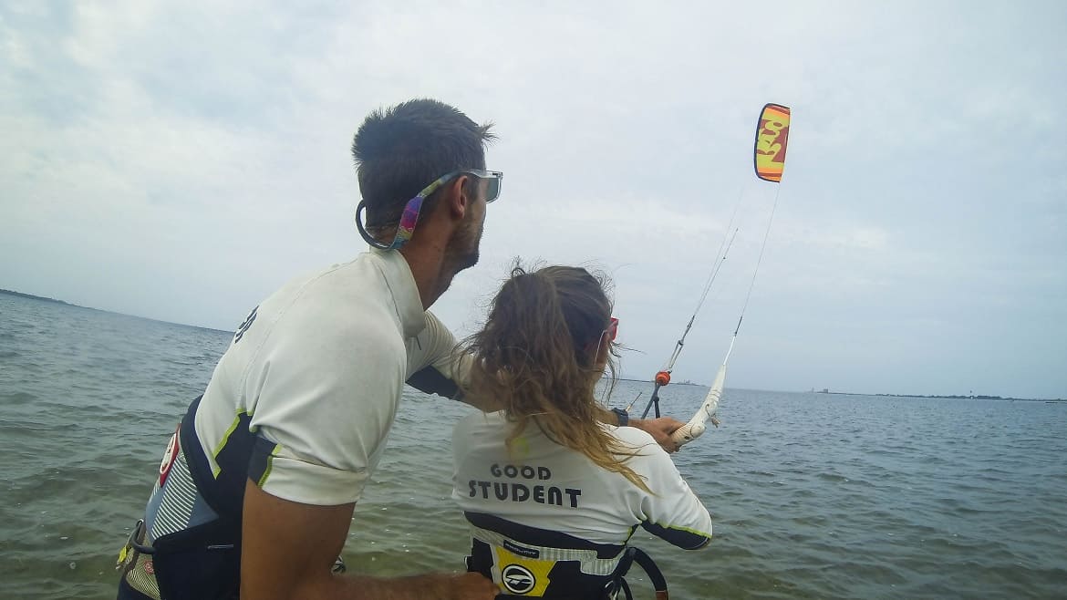 Marsala: Kinderschulung an der Kite- und Windsurf Station