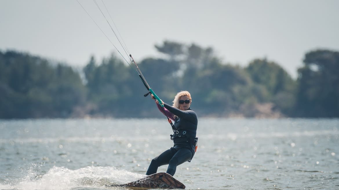 Marsala: Kitesurfen im Flachwasser