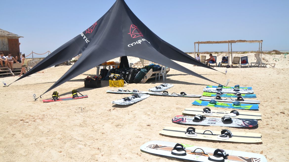 Djerba-Zarzis: Es kann losgehen im Djerba-Zarzis Kite Camp
