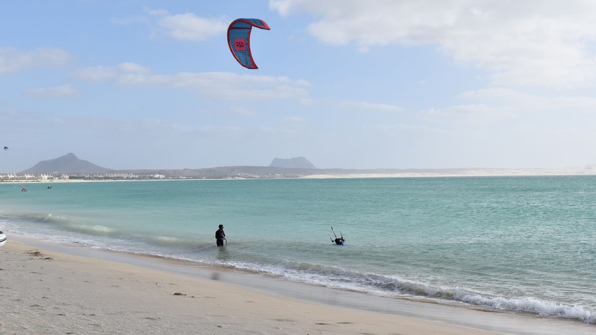 Boa Vista: Die ersten Flugübungen sehen doch schon richtig gut aus