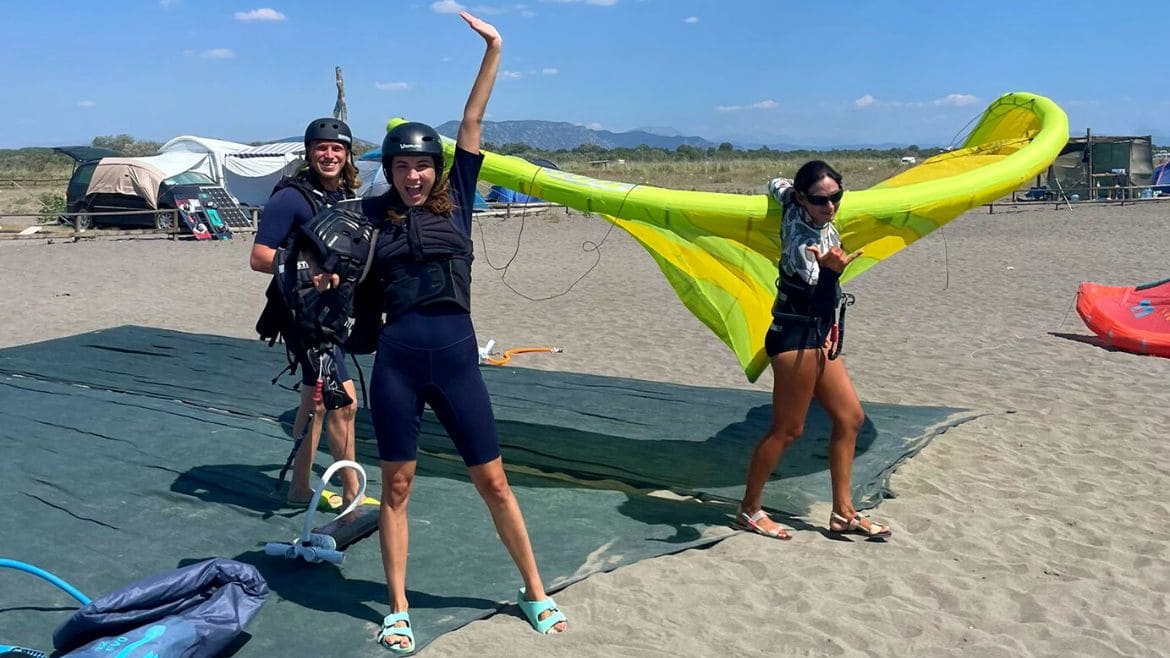 Ulcinj: Es kann losgehen an der Kite- und Wingsurf Station