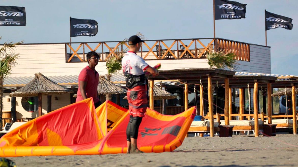 Ulcinj: Die Kite- und Wingsurf Station