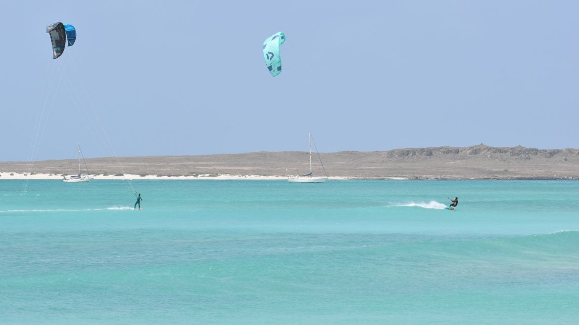 Boa Vista: Kiten bei Top Bedingungen Boa Vista: Kiten bei Top Bedingungen